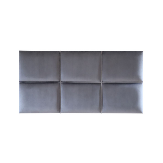 Blocks Wall Mounted Headboard - Velvet Fabric