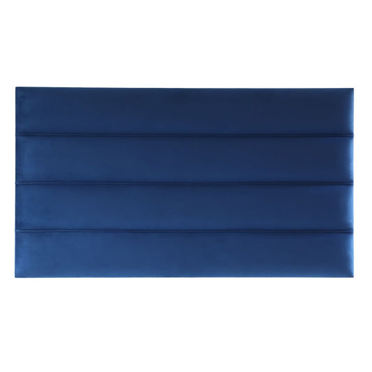 LA Wall Mounted Headboard - Horizontal Panel - Velvet Fabric