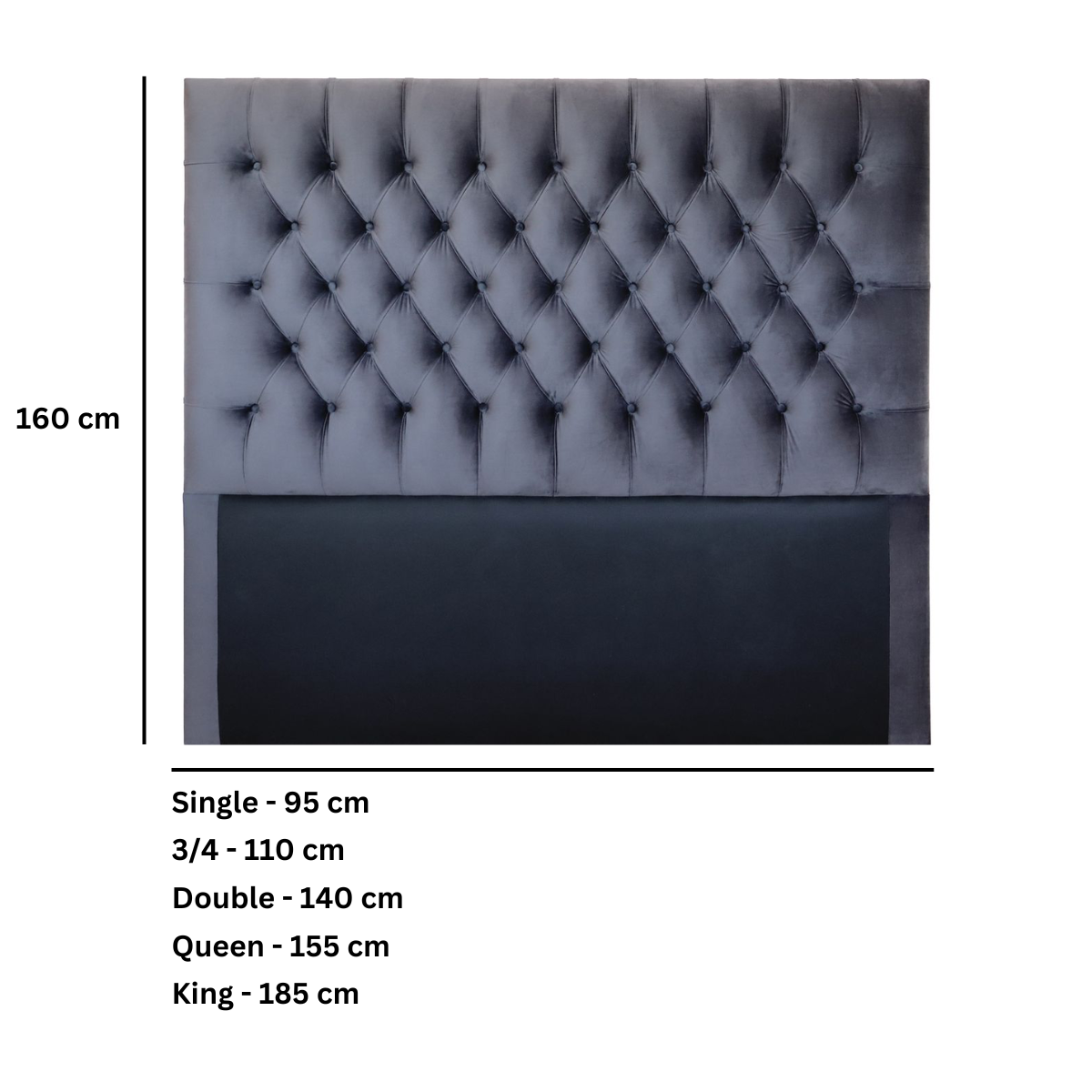 Catherine Diamond Button Headboard