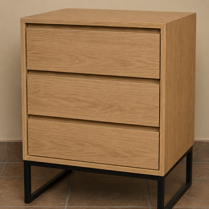 Clifton Oak Bedside Pedestal