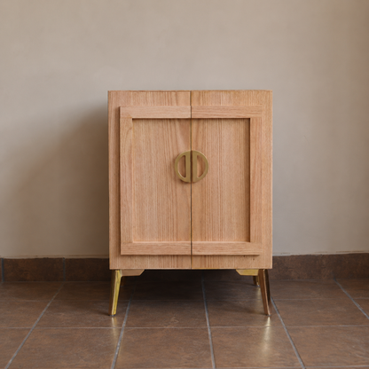 Tiffany Oak Bedside Pedestal