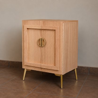 Tiffany Oak Bedside Pedestal