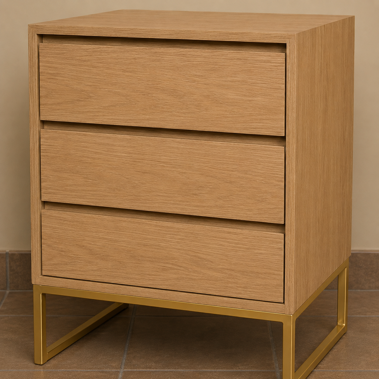 Clifton Oak Bedside Pedestal
