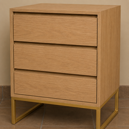 Clifton Oak Bedside Pedestal
