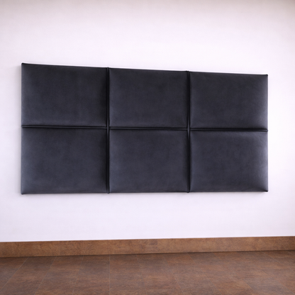 Blocks Wall Mounted Headboard - Velvet Fabric