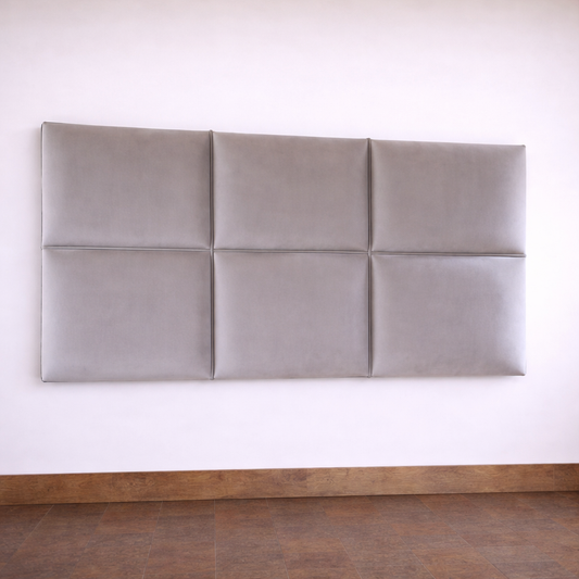 Blocks Wall Mounted Headboard - Velvet Fabric