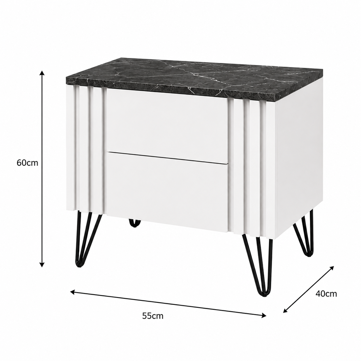 Metro Bedside Pedestal